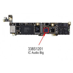 Reparación IC audio Iphone 5