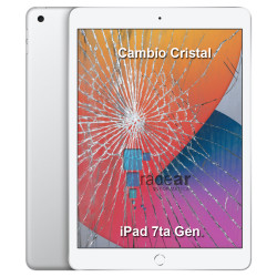 Cambio cristal iPad 7 Blanco