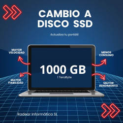 SSD 1T - Cambio Disco a SSD...