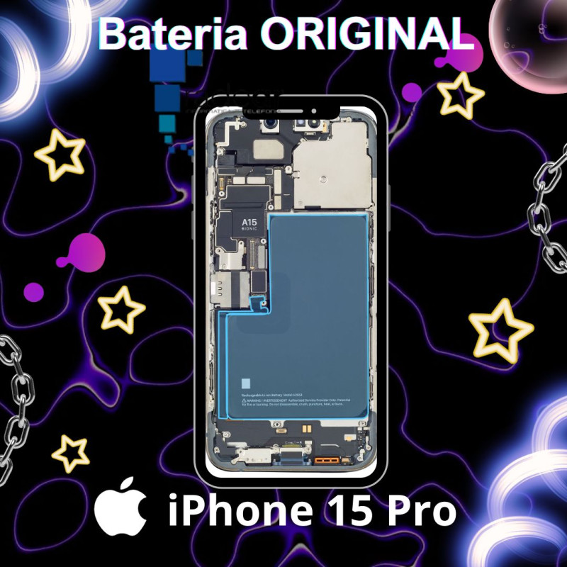 Cambio de batería 15 Pro Original Cambio de batería 15 Pro Original