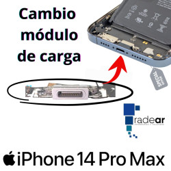 Reparar conector carga iPhone 14 Pro Max