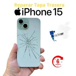 Cambio de tapa trasera iPhone 15 (completa)