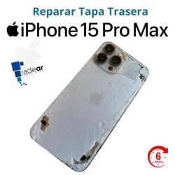 REPARAR tapa cristal TRASERA IPHONE 15 pro Max