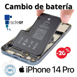Cambio batería iPhone 14 Pro Compatible