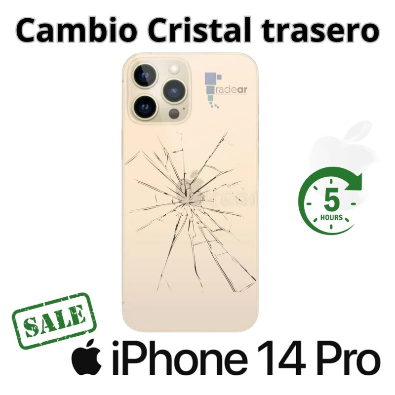 Cambio cristal trasero iPhone 14 Pro Cambio cristal trasero iPhone 14 Pro