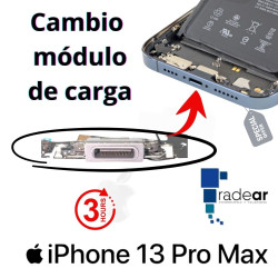 Cambio conector de carga iPhone 13 Pro Max