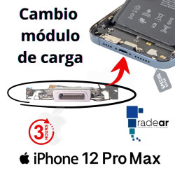 Cambio conector de carga iPhone 12 Pro Max