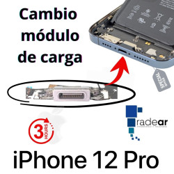 Cambio modulo de carga iPhone 12 Pro