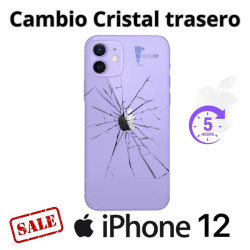 Cambio cristal trasero iPhone 12