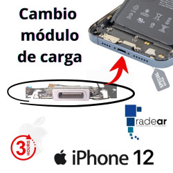 Cambio modulo de carga iPhone 12
