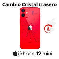 Cambio cristal trasero iPhone 12 mini