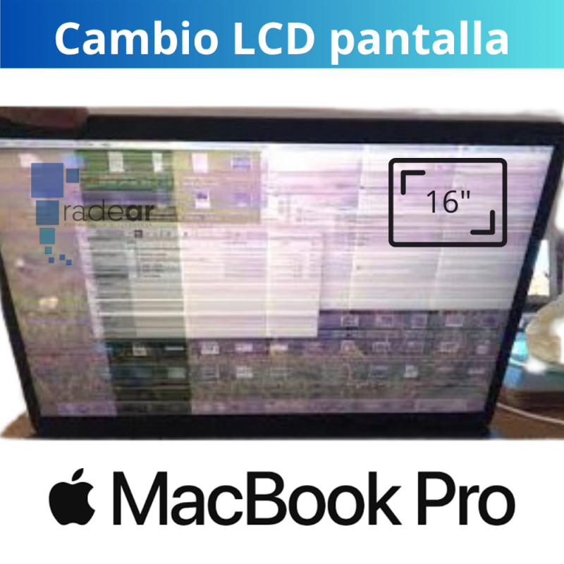 Cambio LCD pantalla MacBook Pro 16" A2485 M1 Cambio LCD pantalla MacBook Pro 16" A2485 M1