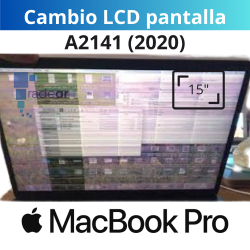 Cambio LCD pantalla MacBook Pro 15" A2141 (2020)