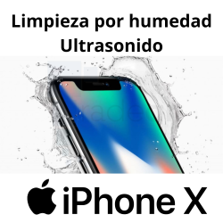 Limpieza por humedad - ultrasonido iPhone X