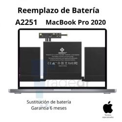 Cambio de bateria MacBook Pro 2020 A2251