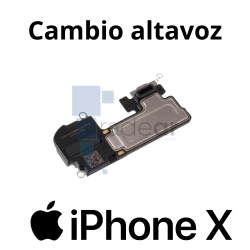 Cambio altavoz iPhone X