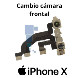 Cambio camara frontal iPhone X