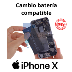 Cambio batería iPhone X Compatible