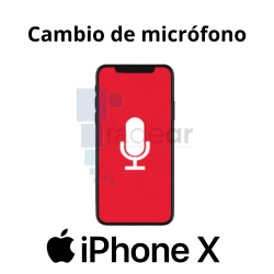 Cambio de micrófono iPhone X