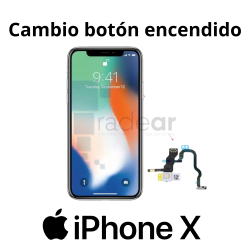 Cambio boton encendido iPhone X