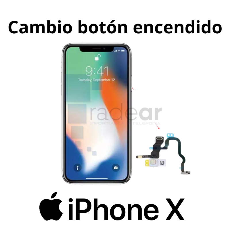 Cambio boton encendido iPhone X Cambio boton encendido iPhone X