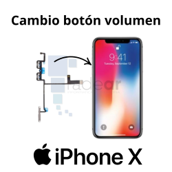 Cambio boton volumen iPhone X