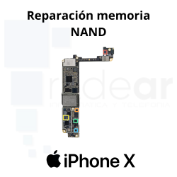 Reparación memoria NAND iPhone X