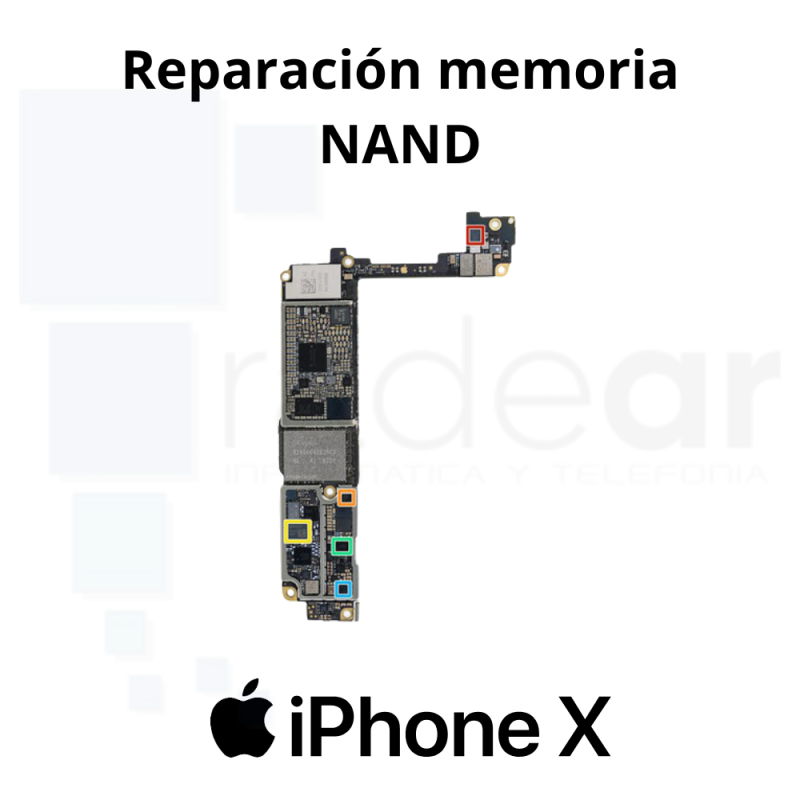 Reparación memoria NAND iPhone X Reparación memoria NAND iPhone X