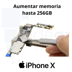iPhone X - Aumentar memoria hasta 256GB