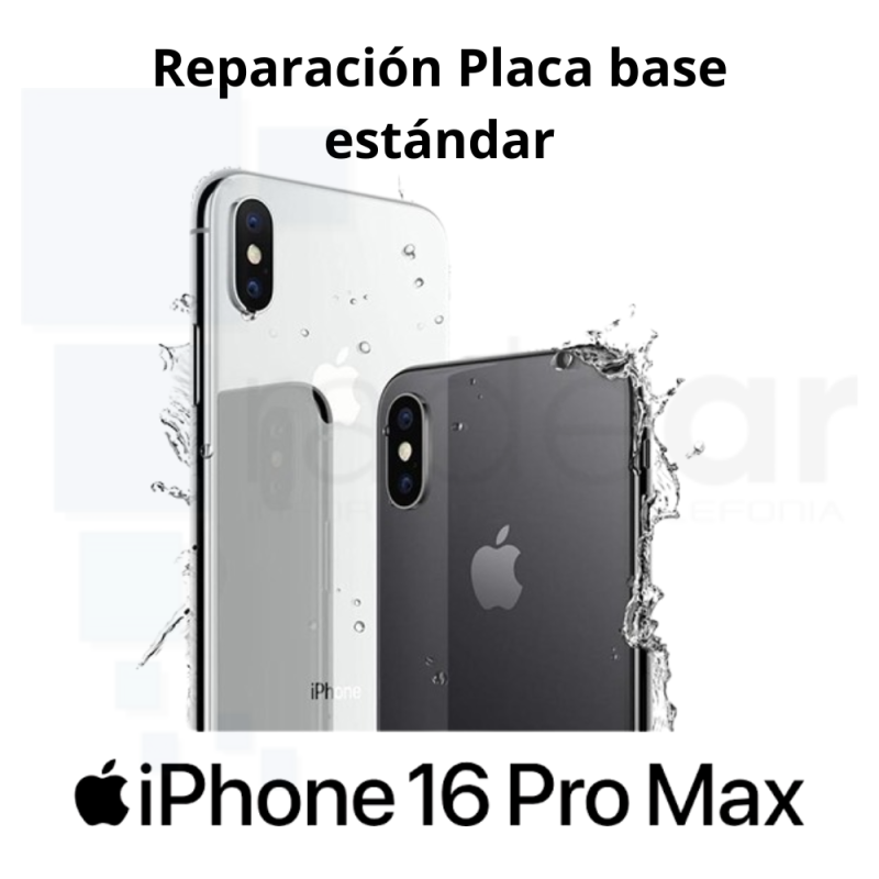 Reparación Placa base estándar iPhone 16 Pro Max