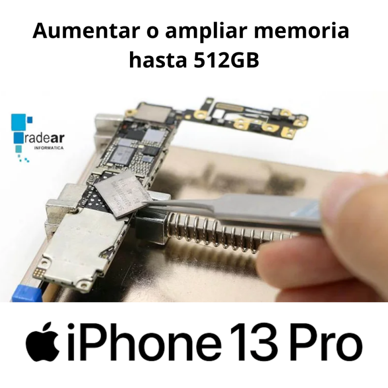 Aumentar memoria a 512GB - iPhone 13 Pro