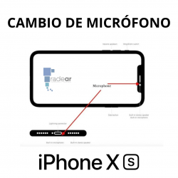Cambio de micrófono iPhone XS