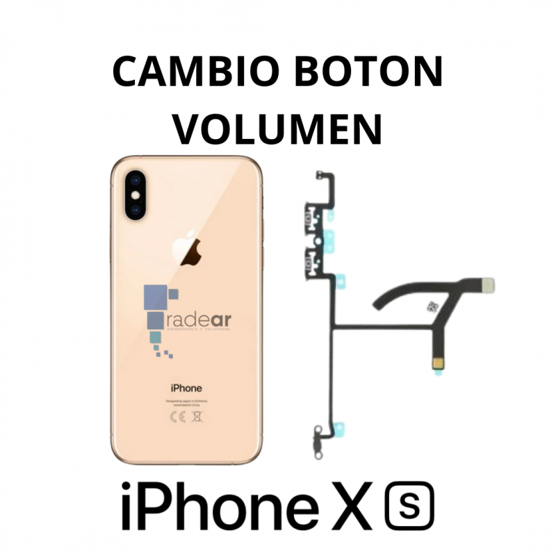 Cambio boton volumen iPhone XS