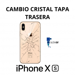 Cambio cristal tapa trasera iPhone XS