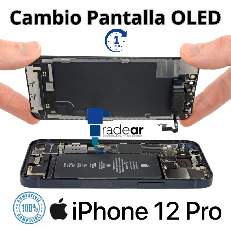 Cambio de pantalla OLED iPhone 12 Pro