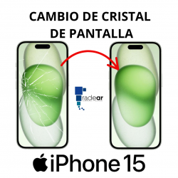 Cambio de Cristal de Pantalla iPhone 15