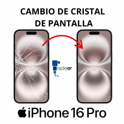 Cambio de Cristal de Pantalla iPhone 16 Pro