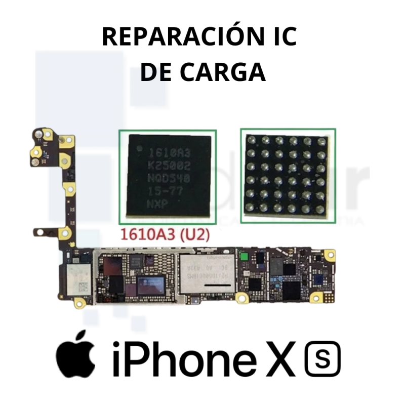Reparación IC de carga Iphone XS