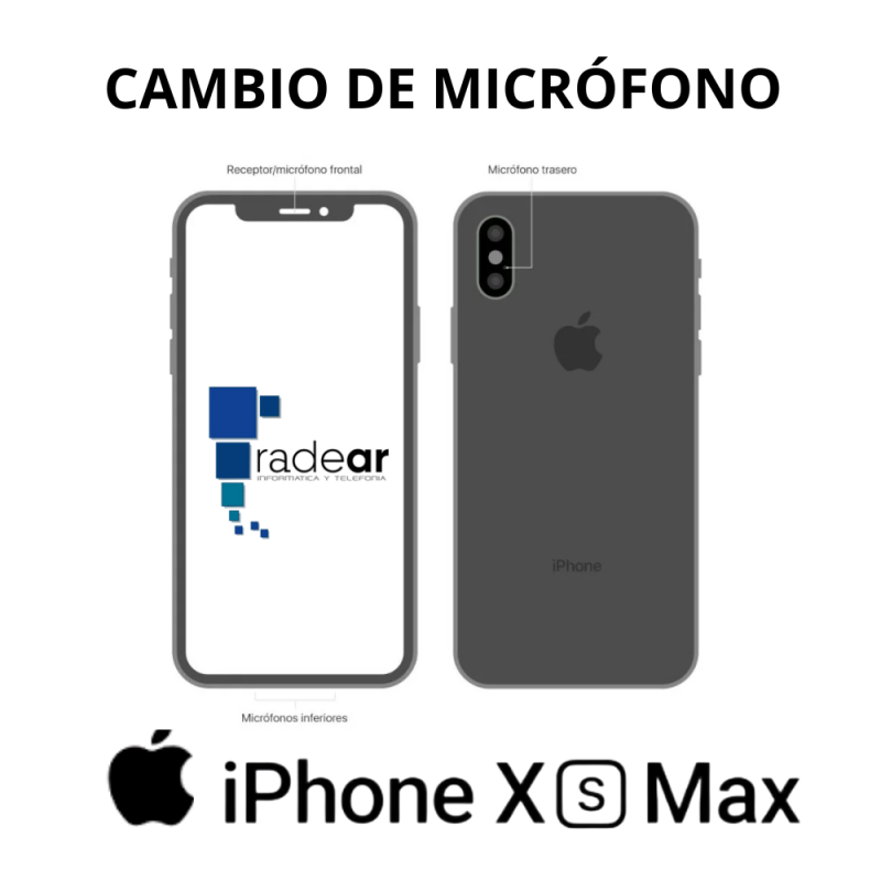 Cambio de micrófono iPhone XS  Max