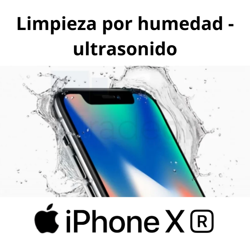 Limpieza por humedad - ultrasonido iPhone XR