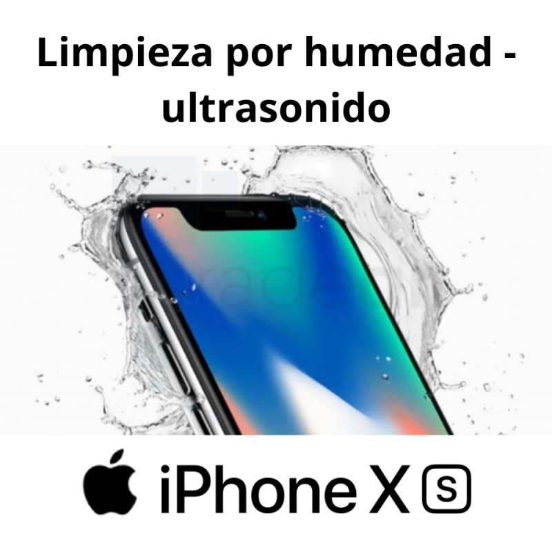 Limpieza por humedad - ultrasonido iPhone XS