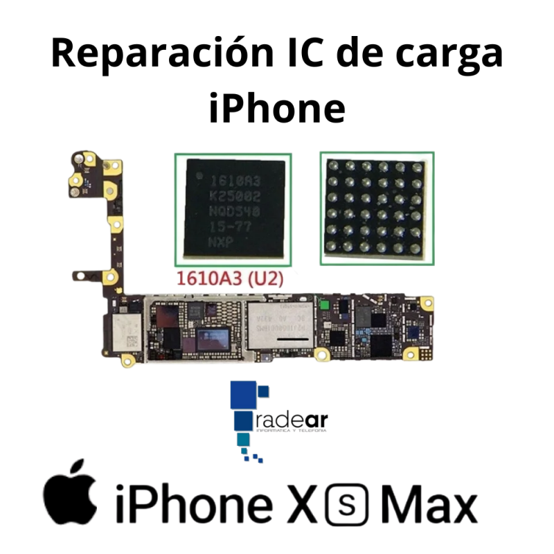 Reparación IC de carga iPhone XS Max