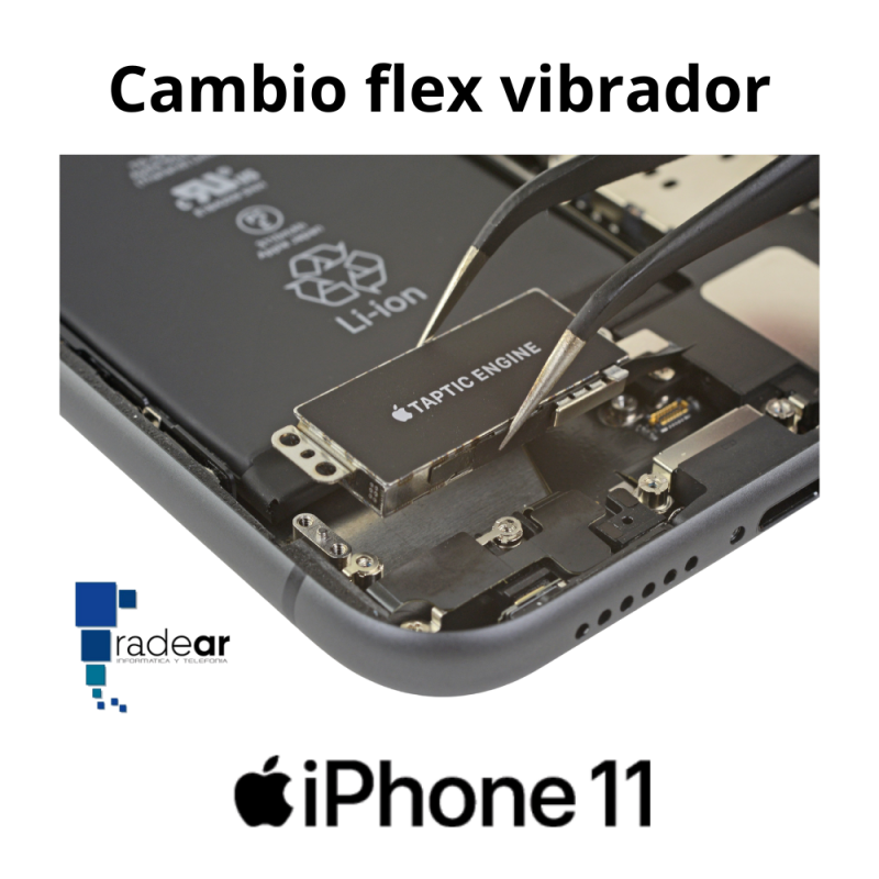 Cambio flex vibrador iPhone 11
