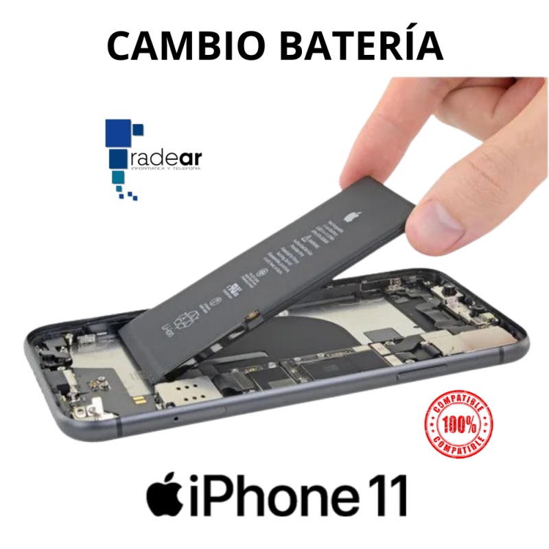 Cambio batería iPhone 11 Compatible