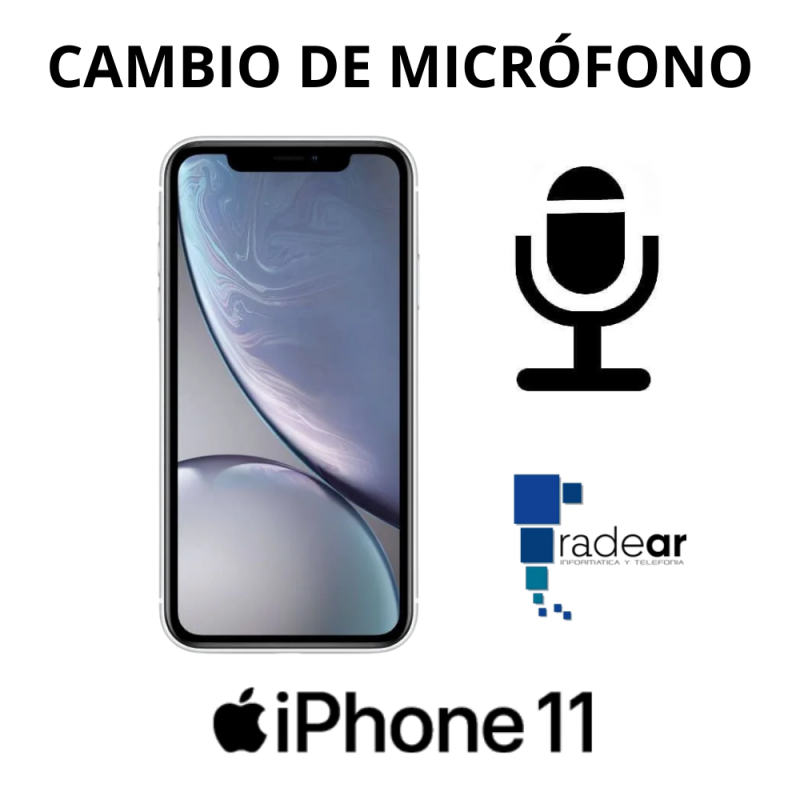 Cambio de micrófono iPhone 11