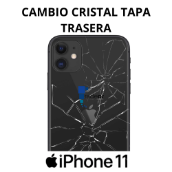 Cambio cristal tapa trasera iPhone 11