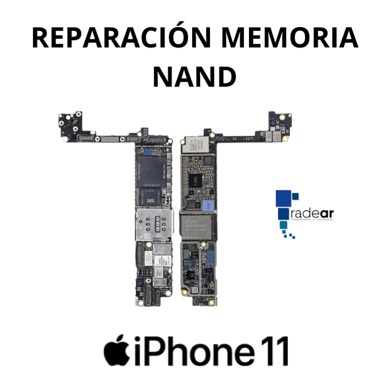 Reparación memoria NAND iPhone 11