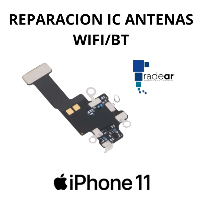 Reparacion IC Antenas WiFi/BT iPhone 11