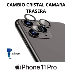 Cambio cristal camara trasera iPhone 11 Pro