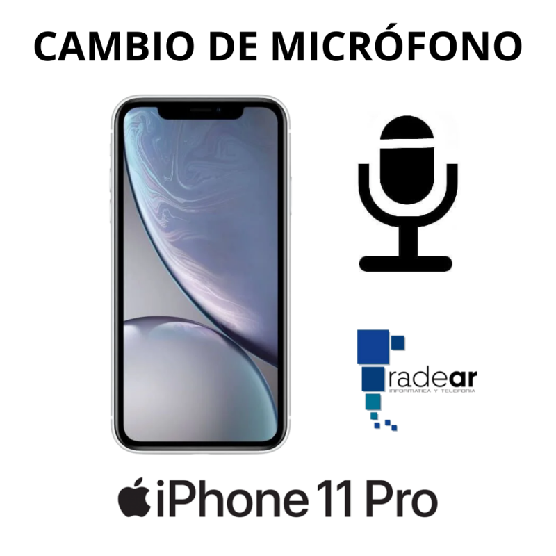 Cambio de micrófono iPhone 11 Pro